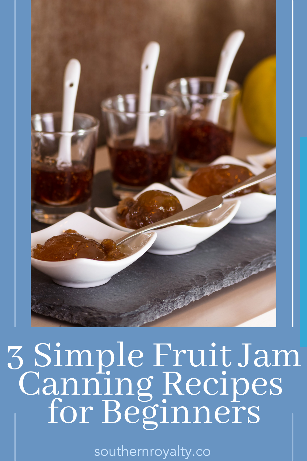 Three simple fruit canning recipes for beginners, strawberry jam recipe, apricot and almond jam recipe, blackberry recipe