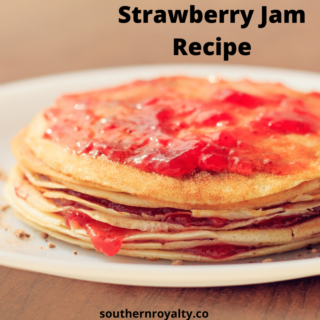 strawberry jam recipe for beginner canning, fruit canning recipes