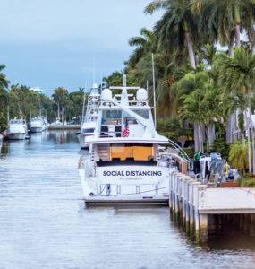 Social Distancing is the number 2 boat names for 2021