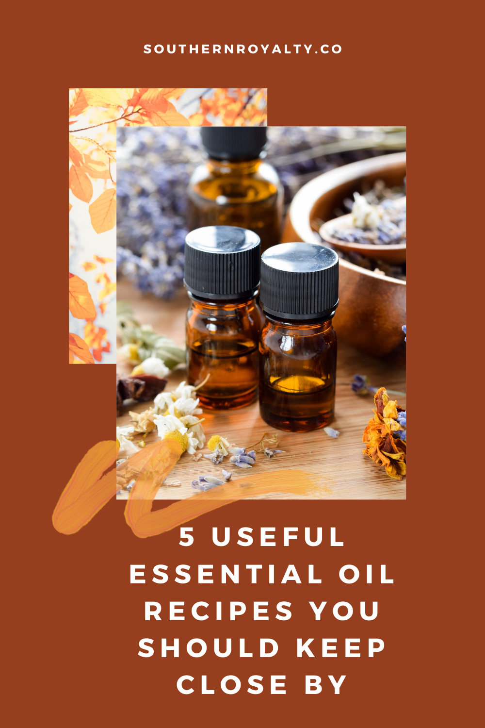 Essential oil recipes for everyday aliments