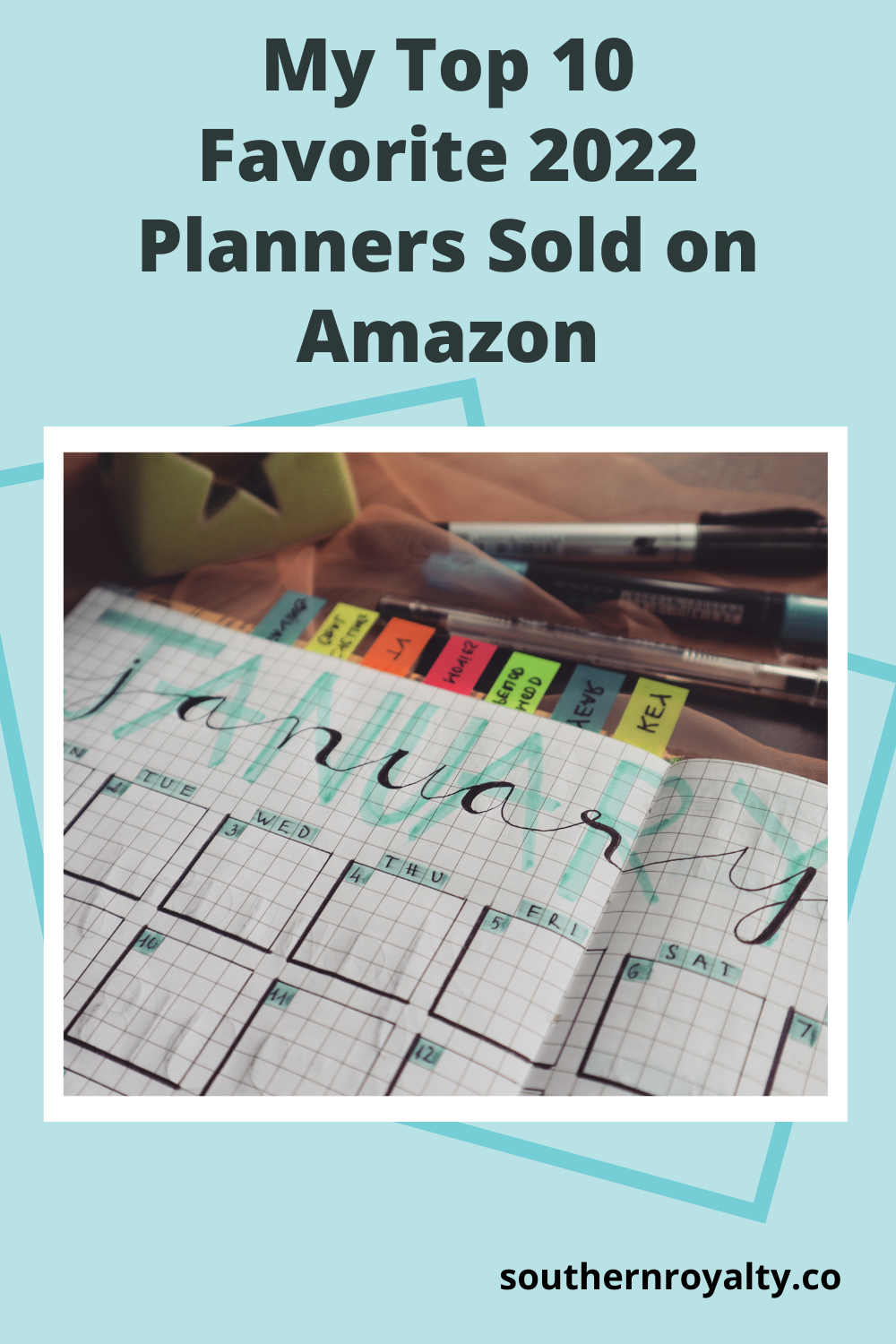 top 10 favorite 2022 planners sold on Amazon