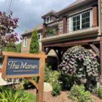 The entrance to The Manor in Blowing Rock, North Carolina
