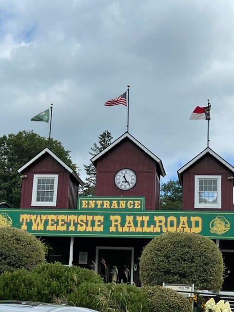 The entrance at Tweetsie Railroad in Blowing Rock, North Carolina